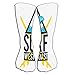 Produktbild Outdoor Sports Herren Damen Hohe Socken Strumpf Surfen Surf Themed Werbung Aufkleber Poster Flyer Design Bild Fliesenlänge 50 cm