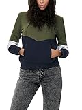 Sudadera con capucha con diferentes secciones