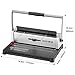 Happybuy Coil Spiral Binding Machine, Manual 34-Holes Book Maker, Binds 120 Sheets, with Adjustable 3/16