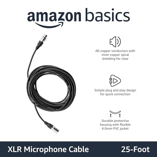 Amazon Basics MBB103-25 Xlr Microphone Cable thumb #1