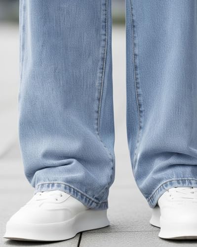 Image of AUSK Men's Regular Straight Fit Casual Jeans || Official Business wear Jeans for Men