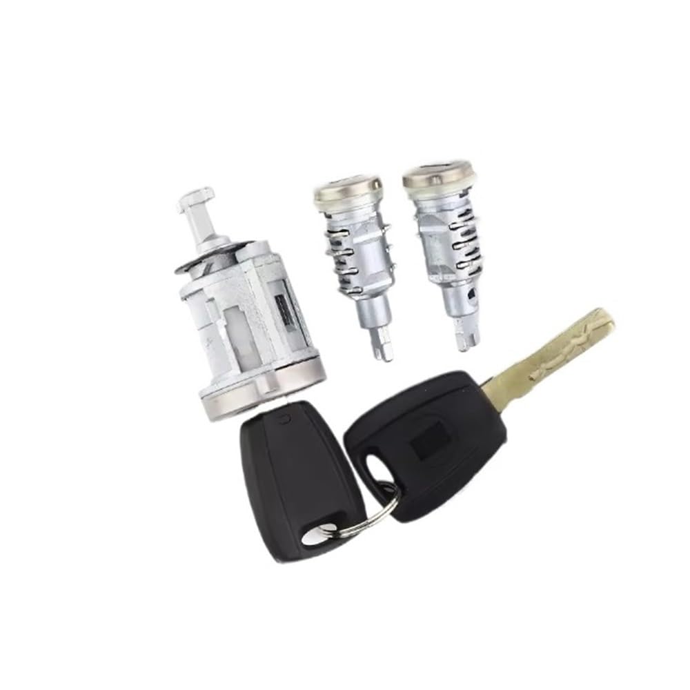 Pengnaqp One Color Ignition Barrel Compatible With Fiat For Palio For Brava For Doblo For Stilo Gt15r Complete Set Ignition Door Trunk Lock Barrel Cylinder