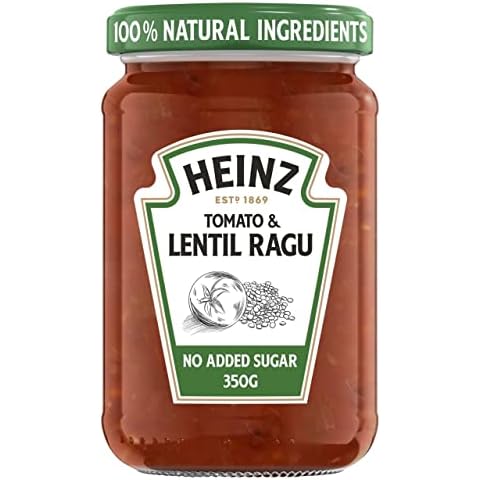 Heinz Tomato & Lentil Ragu Pasta Sauce Cover