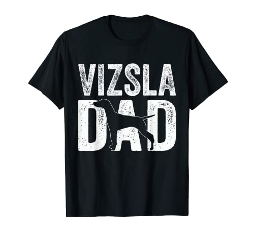 Vizsla - Silueta retro para el día del padre Camiseta