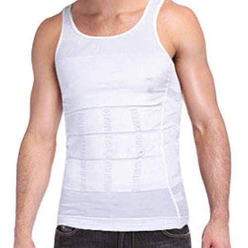 Camiseta de compresión adelgazante chaleco moldeador con recorte de cintura