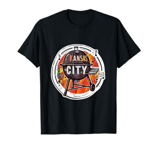 Kansas City BBQ Barbecue KC Missouri Kansas Foodie USA T-Shirt