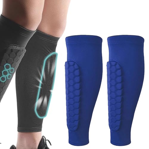 RONGJUEOZ Protectores de esquí Frost Armours, Ajuste cómodo Que se Adapta a la Pierna, Protectores de esquí Frost Armours con propiedades Que absorben la Humedad (Blue,XL)