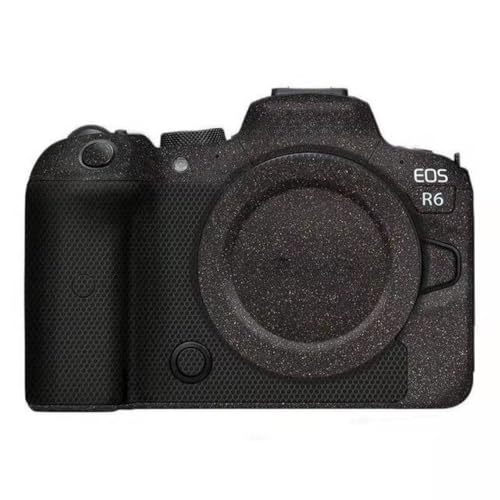 に適合する Canon EOS R6 EOSR6用カメラR6スキン傷防止ビニールラップ漫画フィルムボディプロテクターコート写真アクセサリーステッカー(スターリーブラック)