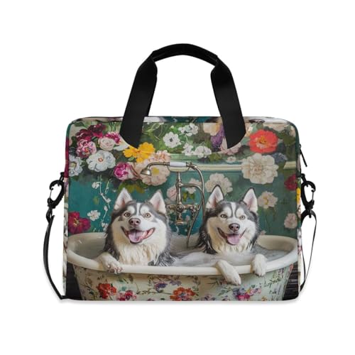 Bolso para portátil 15.6 pulgadas con diseño vintage miniatura 1
