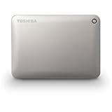 TOSHIBA CANVIO CONNECT ポータブルハードディスク 2TB USB3.0接続 サテンゴールド HD-PF20TG