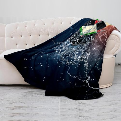 Couverture canapé et lit motif fléchettes pour soirées cocooning
