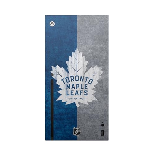 Sticker Toronto Maple Leafs Xbox Series X Vinyle Effet Détérioré NHL