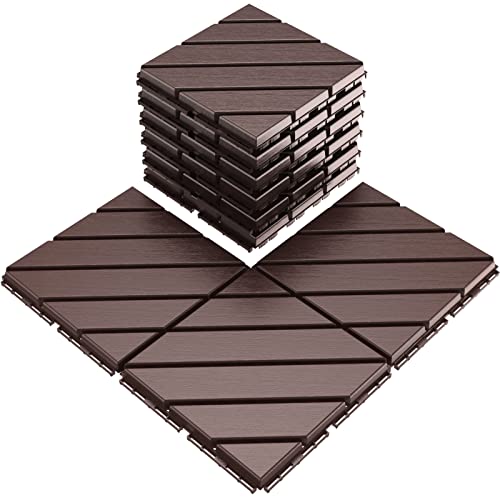 VANCASTLE 12x12 Interlocking Floor Tiles – Outdoor (9 Pack)