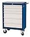 Produktbild Projahn Werkstattwagen STAR unbestückt, Werkzeugwagen mit 7 Schubladen, Werkstattschrank mit 4 Rollen, Blau, abschließbar 4901-50