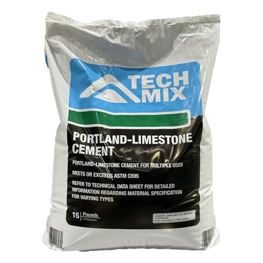 Tech Mix Portland-Limestone Cement, 15 Pounds