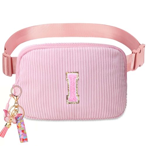Image of Belt Bag for Girls Gifts - Birthday Gifts for Teenager, Personalized Gifts for Mom Freind Sister Teacher, Graduation GiftsInitial Crossbody Bag Belt Bag for Women I