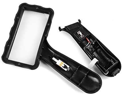 Lente di ingrandimento Lente di ingrandimento Lente di ingrandimento portatile con 2 luci LED Lente di ingrandimento 10X, per lettura, ispezione, saldatura, ricamo, riparazione, hobby artigianali