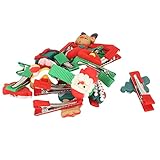 Akozon 14 Stück Hunde-Weihnachtshaarnadeln für Festliches Haustier-Styling – Niedliche Weihnachts-Hundehaarspangen für den Alltag, Hochzeiten, Geburtstage und Partys