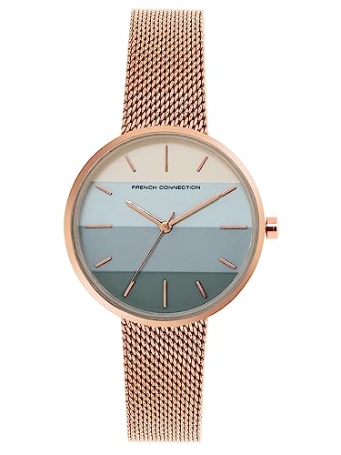 French Connection Analog Silver Dial Womens Watch-FCN00042D (B0CBQ5YPQT) Amazon Price History, Amazon Price Tracker