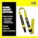 BearTOOLS Yellow Fabric Helmet Lanyard Clip Dual Attachment 50cm/19 Inches Universal Fit, For all Hard Hats, Max Load 0.9KG 50CM (2)