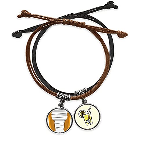 Bracelet Égypte maman en corde et cuir pour exprimer votre passion de l'histoire