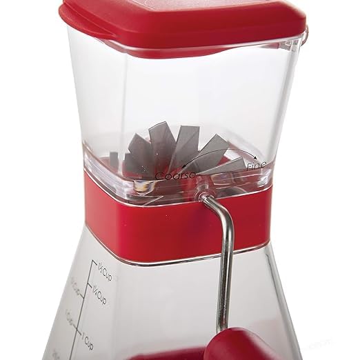 MONYRO Smart Chilli & Dry Fruit Cutter | Kitchen Gadgets for Dry Fruit & Vegetable Chopper | badam Onion Chilli Cutter Machine with Stainless Steel Blade | Red (Pack of 1) 2 41hTam1P6NL