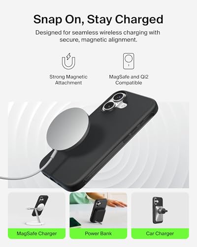 Image of Belkin iPhone 17 Case MagSafe, Dual Layer, Drop Protection, Black