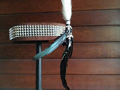 The World Of Feathers TWF-HEADBAND-1 Adult Feather Headband | Native American Indian Inspired thumb #2