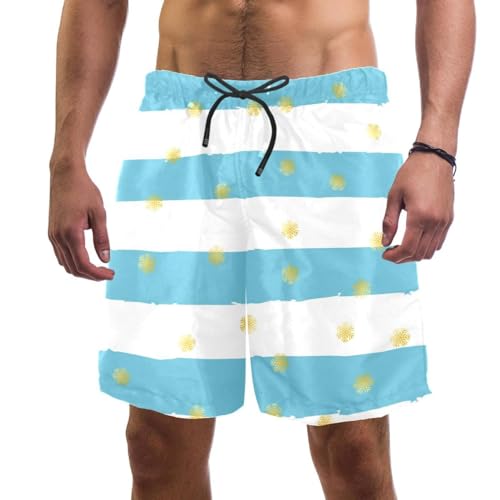 Pantalon court de plage pour homme avec cordon ajustement baignade