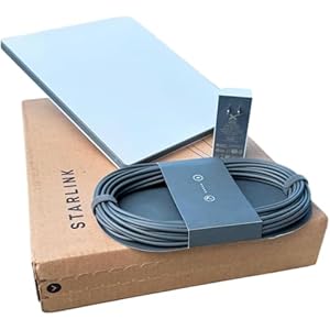 Spaces X Starlink Mini Portable Satellite Internet Kit, High-Speed Low-Latency, Compact 4th Gen Antenna