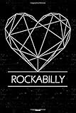  Rockabilly Planner: Rockabilly Geometric Heart Music Calendar 2020 - 6 x 9 inch 120 pages gift