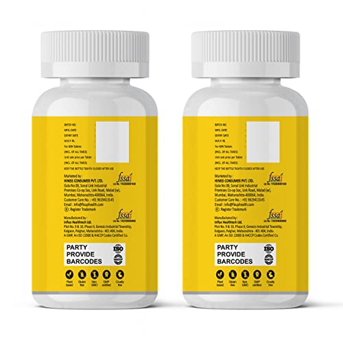 Image of Fixuphealth Calcium Citrate Malate Tablets with Magnesium, Zinc, Vitamin D2, K2, Moringa & Boswellia Serrata | Bone & Joint Support Supplement for Men & Women | 60 Tablets (Pack of 2)