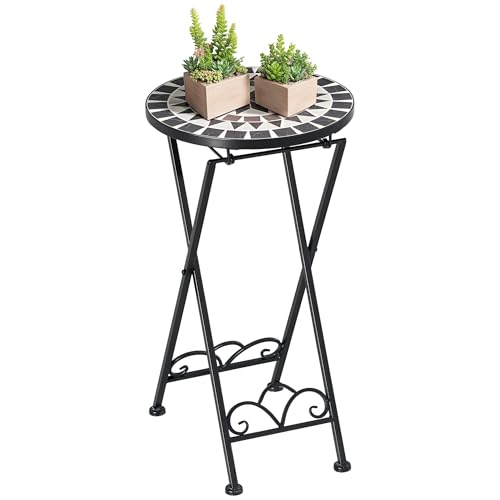 Outsunny Pflanzenständer Ø36 x 67 cm Blumenständer Pflanzenhalter...