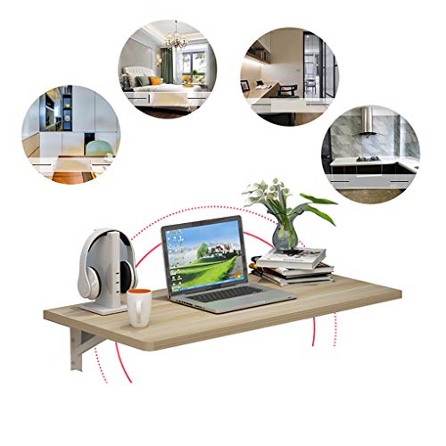 Table murale rabattable et pliante pour cuisine et bureau gain de place - 4