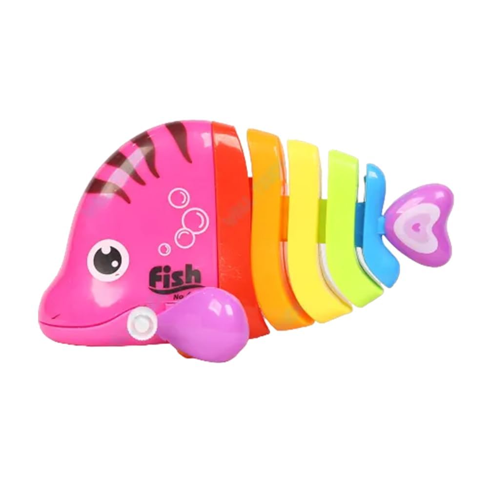 KidzZbe Pink Multi Movable Animal Fish Toy|Toy for Toddlers/Gear Wind Up Fish Toy for Girls & Boys || Crawling Wind up Toys for Birthday Gift (Pack of 1) | Under 200 | (B0DFTRH4KG) Amazon Price History, Amazon Price Tracker