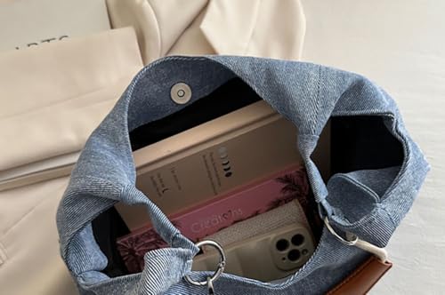 Women's Retro Shoulder Bag Lightweight Canvas Crossbody Purse Casual Underarm Tote Shoulder Purse for Daily Use4