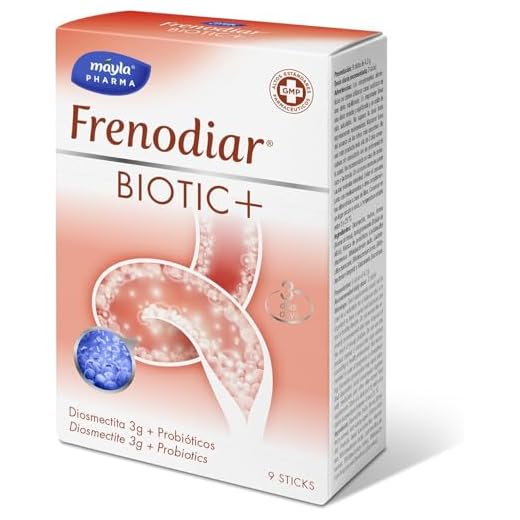 FRENODIAR ® Biotic+ | Con Diosmectita + 5 cepas probióticas + Inulina | Ayuda al cuerpo a recuperarse rápidamente de un proceso diarreico | Restablece la flora intestinal | 3 Sticks | 1 toma al día