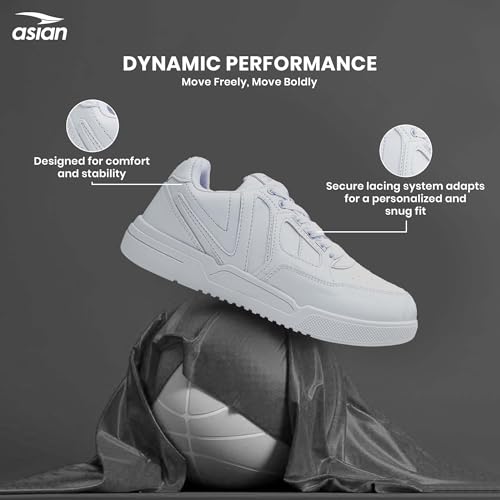 Image of ASIAN Cruzer-02 Men's Sneakers | Stylish Walking Sneakers for Boys & Men | Strong Grip, Comfort Sneakers | Lightweight, Durable Casual Shoes, Travel & College