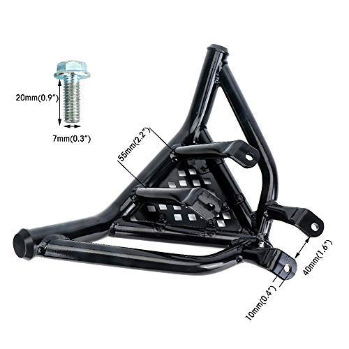 Kemimoto Front Bumper, Front Bumper Guard Compatible With 2006-2022 Raptor 700, 700R, Se Aluminum Accessories Front Bumper Guard #TOP6