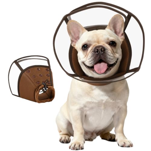 Image of Kuoser Dog Cone Collar After Surgery, Soft Cone for Dogs to Stop Licking, M