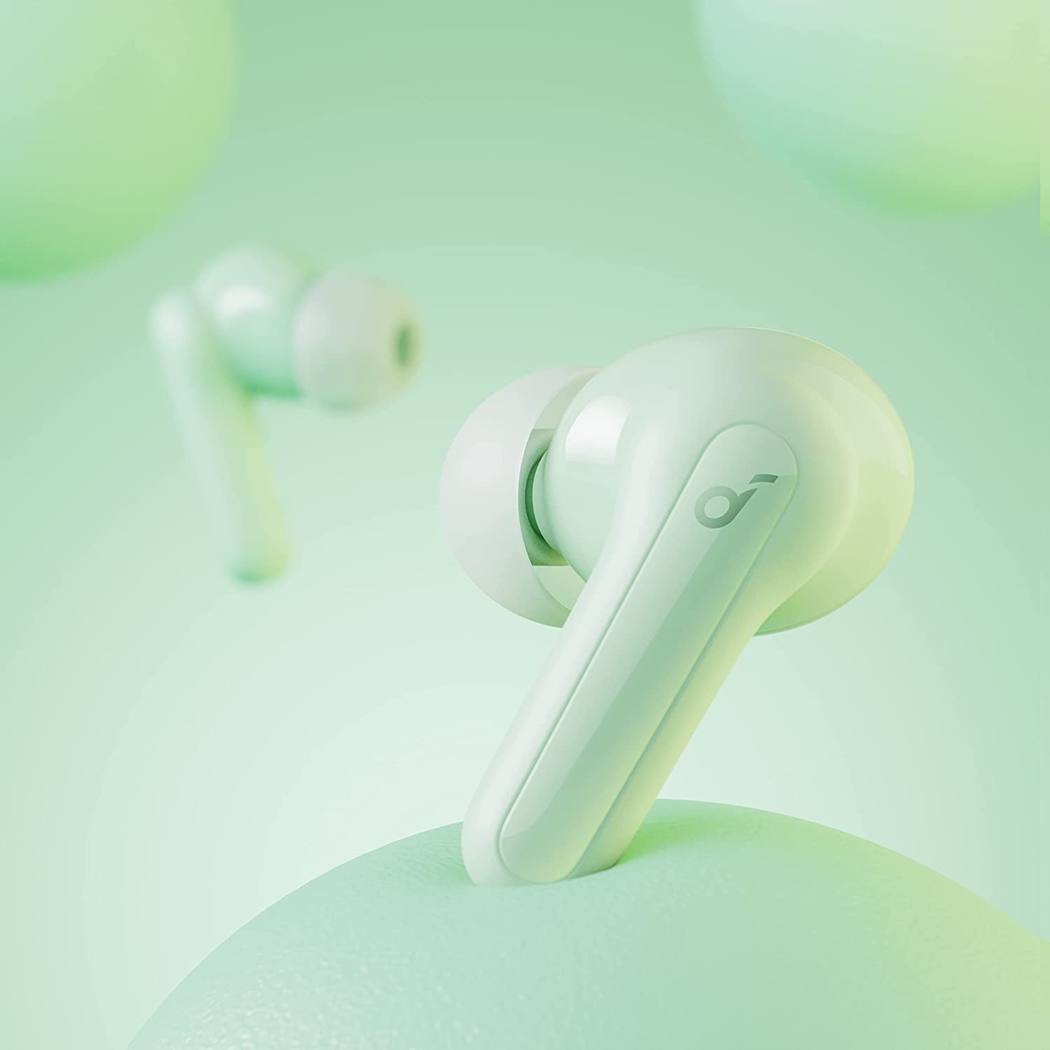 soundcore by Anker Life P2 Mini True-Wireless Earbuds In-Ear Kopfhörer, 10mm Audiotreiber, intensiver Bass, EQ, Bluetooth 5.2, 32 Std Akku, Aufladen mit USB-C(Grün)(Generalüberholt)