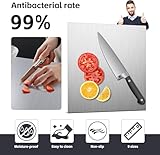 Stainless Steel Cutting Board, Kneading Board Baking Board, Countertop Chopping Boards for Meat, Fruits, Vegetables, and Bread, Easy to Clean (60X40cm) - Image 5
