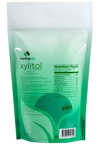 image for Morning Pep Pure Birch Xylitol (Keto Diet Friendly) Sweetener with no 