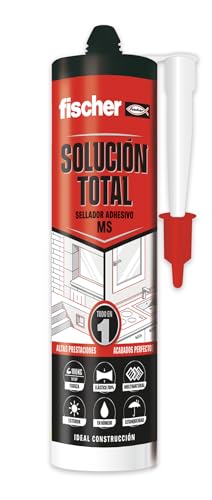 fischer - Solución Total Negro 290ml | Alta Elasticidad y Adherencia | Uso Interior y Exterior |...