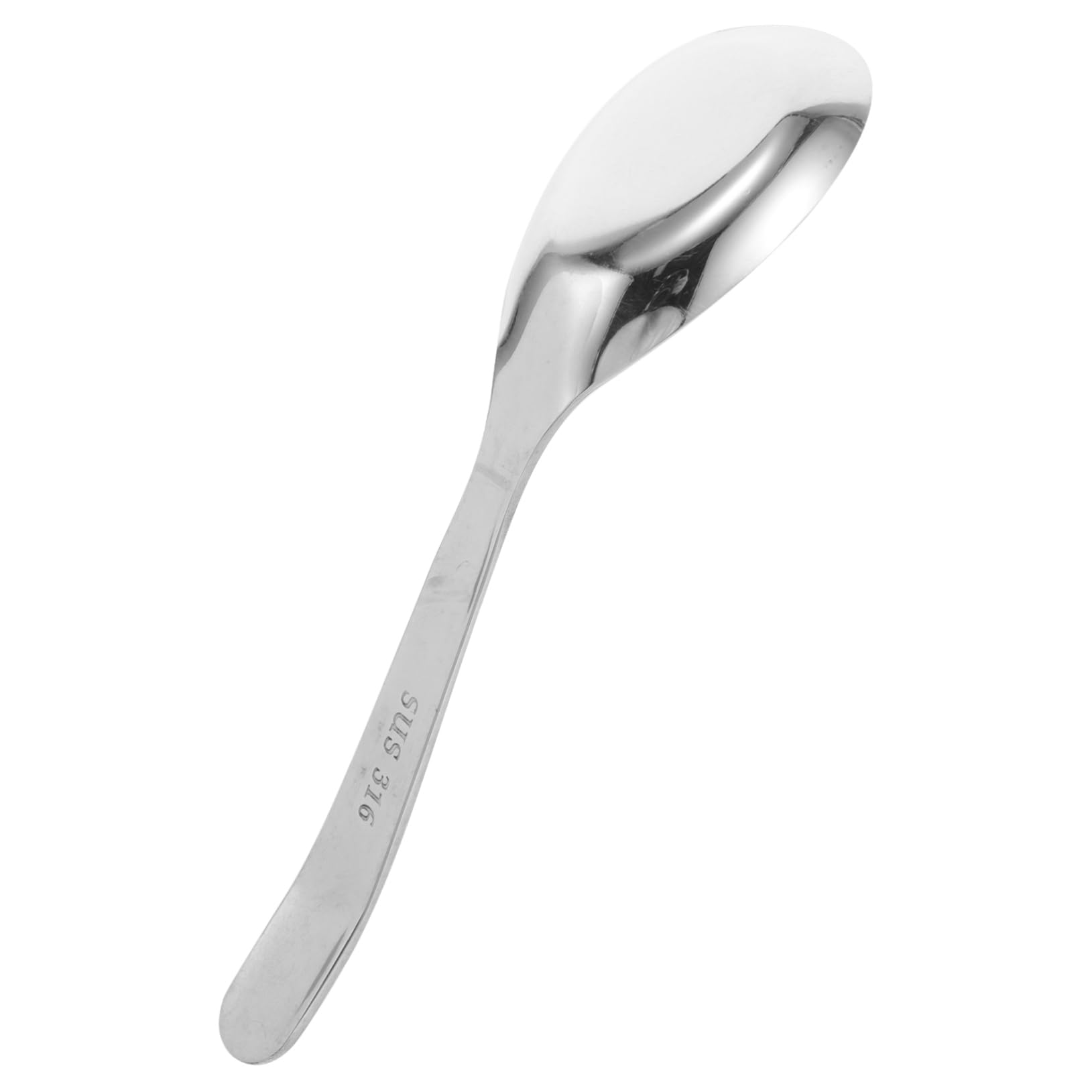 Stainless Steel Korean Soup Spoons Long Handle Dinner Spoon for Rice Stews and Salad Mixing Smooth Finish for Everyday Dining