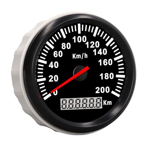 Compteur de vitesse GPS pour yacht et bateau JEOZBM odomètre étanche 85 mm