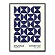 Cuadro bauhaus blue forms i