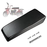 19'' Black Mini Bike Seat - Replacement for Coleman CT200U 196cc/200cc 6.5HP, Baja DB30 97cc 2.8HP Powersports Parts