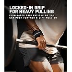 Gymreapers Weight Lifting Straps With Dowel - Wrist Straps for Weightlifting - Workout Deadlift Wrist Weights - Reinforced Stitching & Padded Fit Gym Accessories for Strength & Gym Hand Grip - Image 2