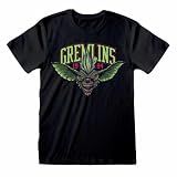 Gremlins Stripe Hombre Camiseta Negro L 100% algodón Regular